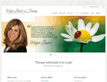 Tablet Screenshot of mariejoseedrouin.com